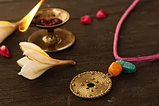 आराधना | Aradhana ✺ Brass Necklace { 9 }